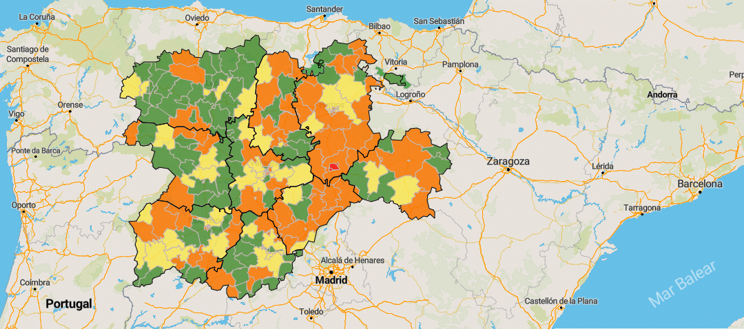 Enlace oficial con la información de PCR positivos 7/14 días por covid19