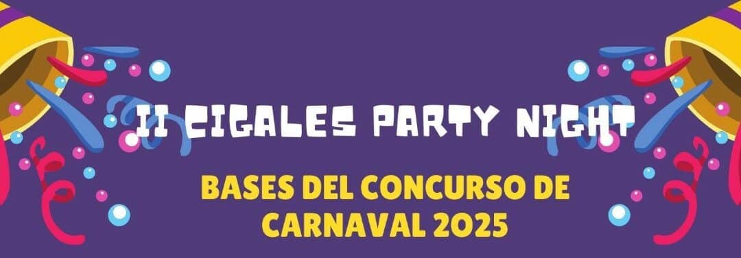 Bases del Concurso disfraces de Carnaval de la II Cigales Party Night