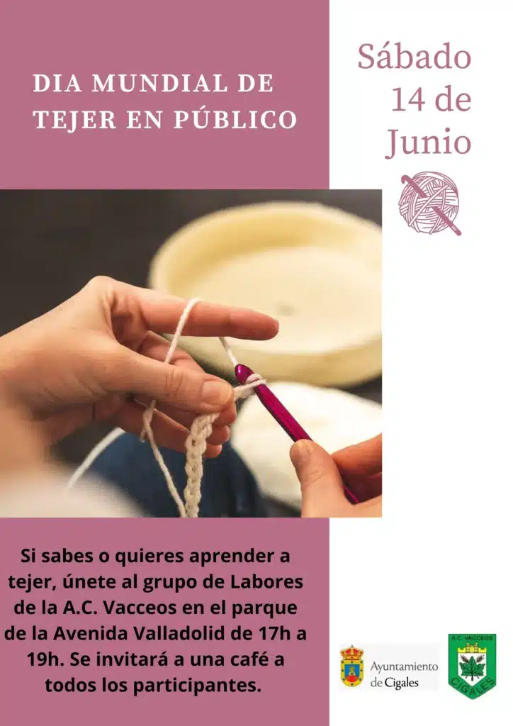 Día mundial de tejer en público