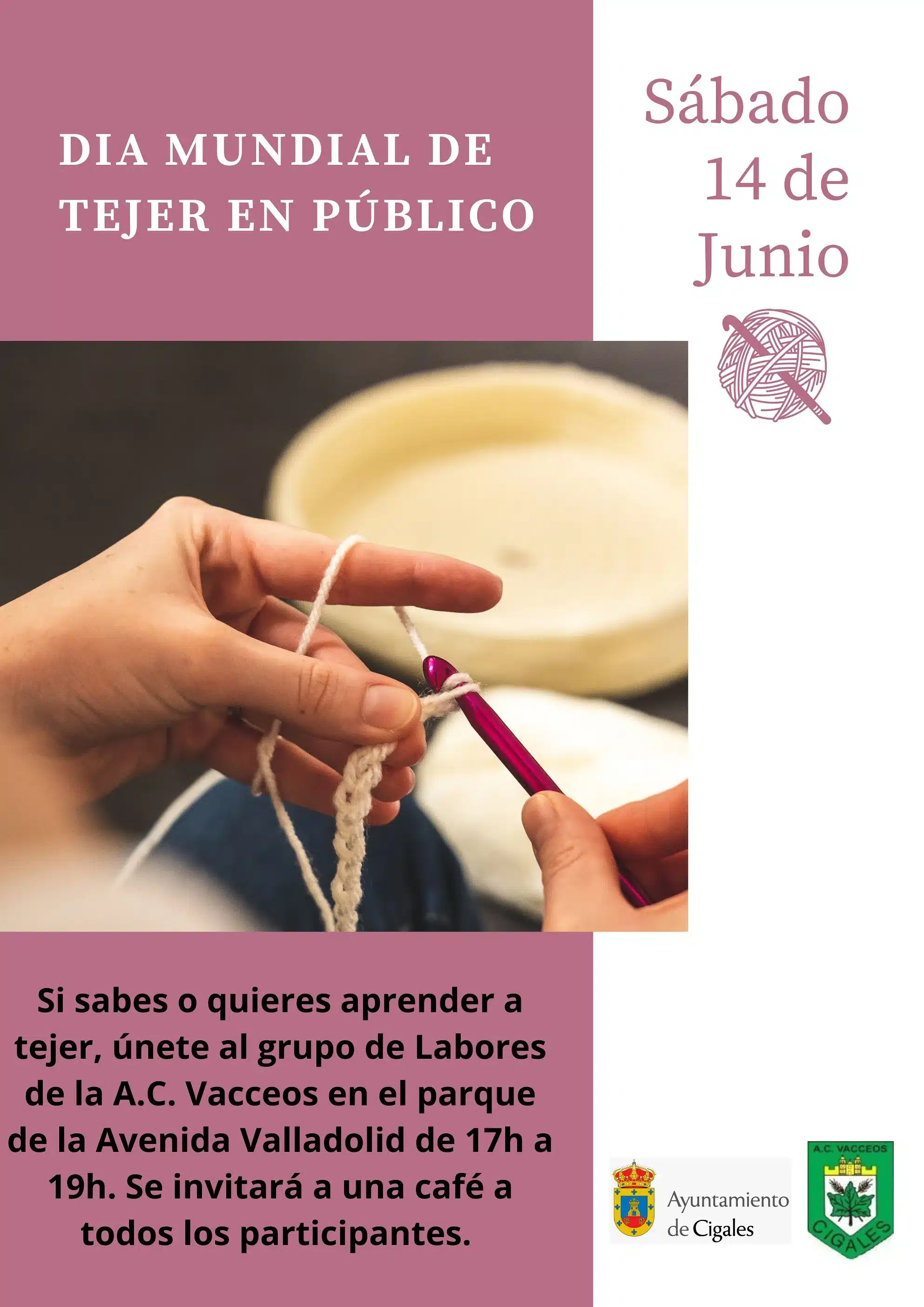 Día mundial de tejer en público