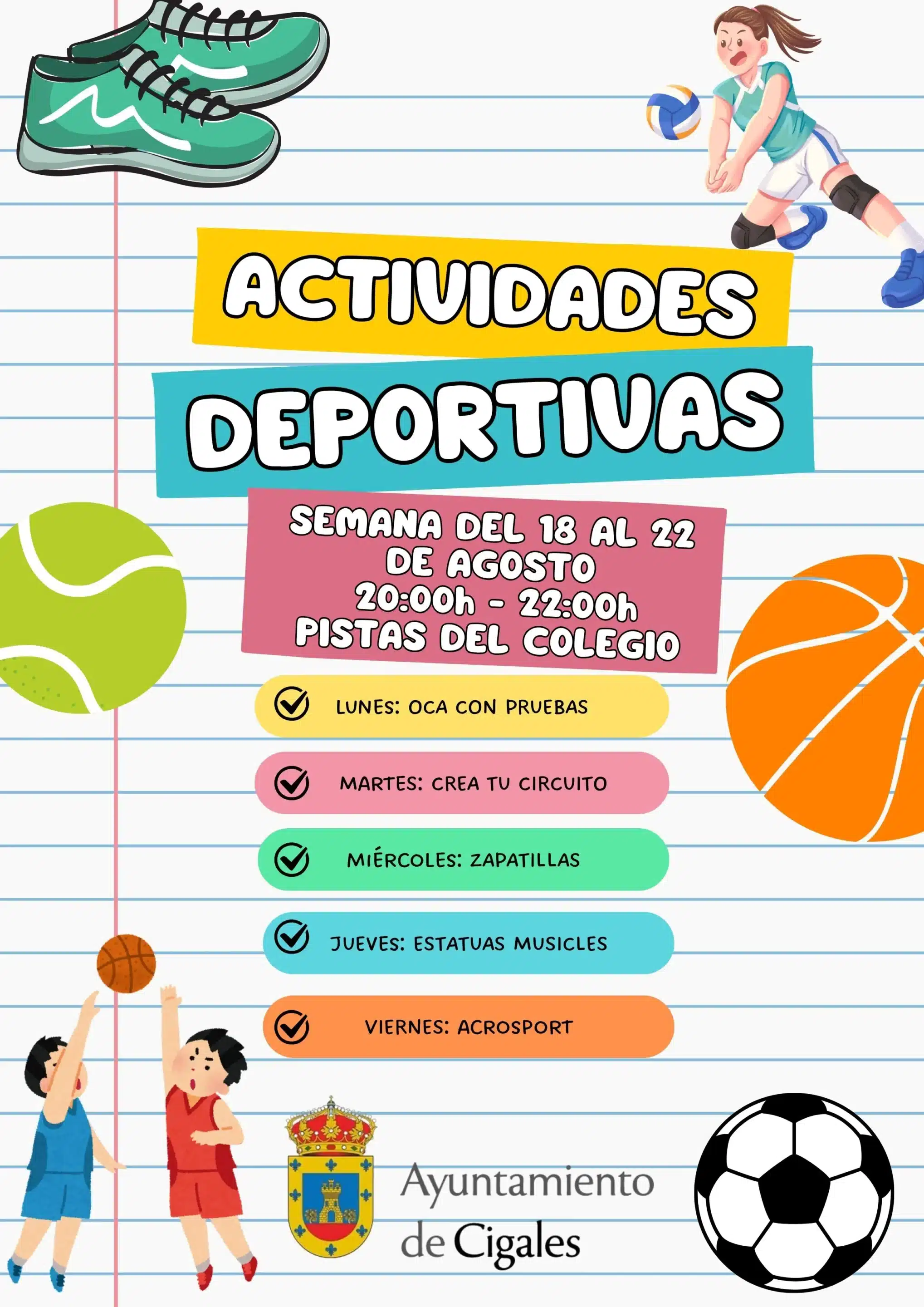 Actividades deportivas