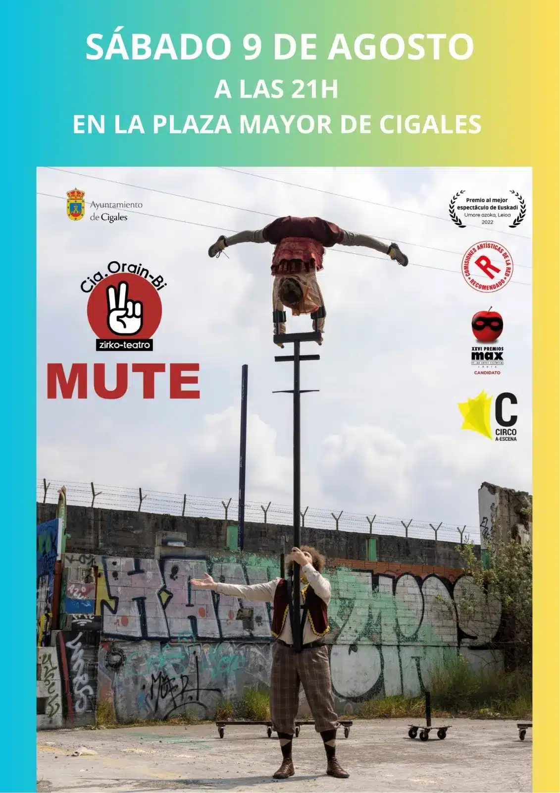 Orain-Bi Zirco Teatro con Mute