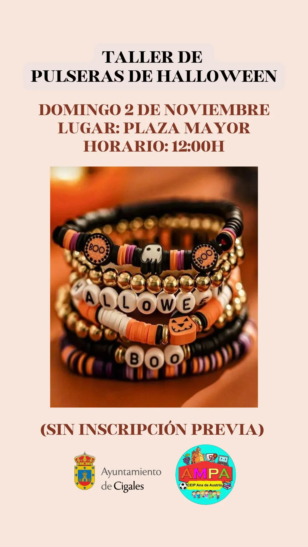 Taller pulseras Halloween