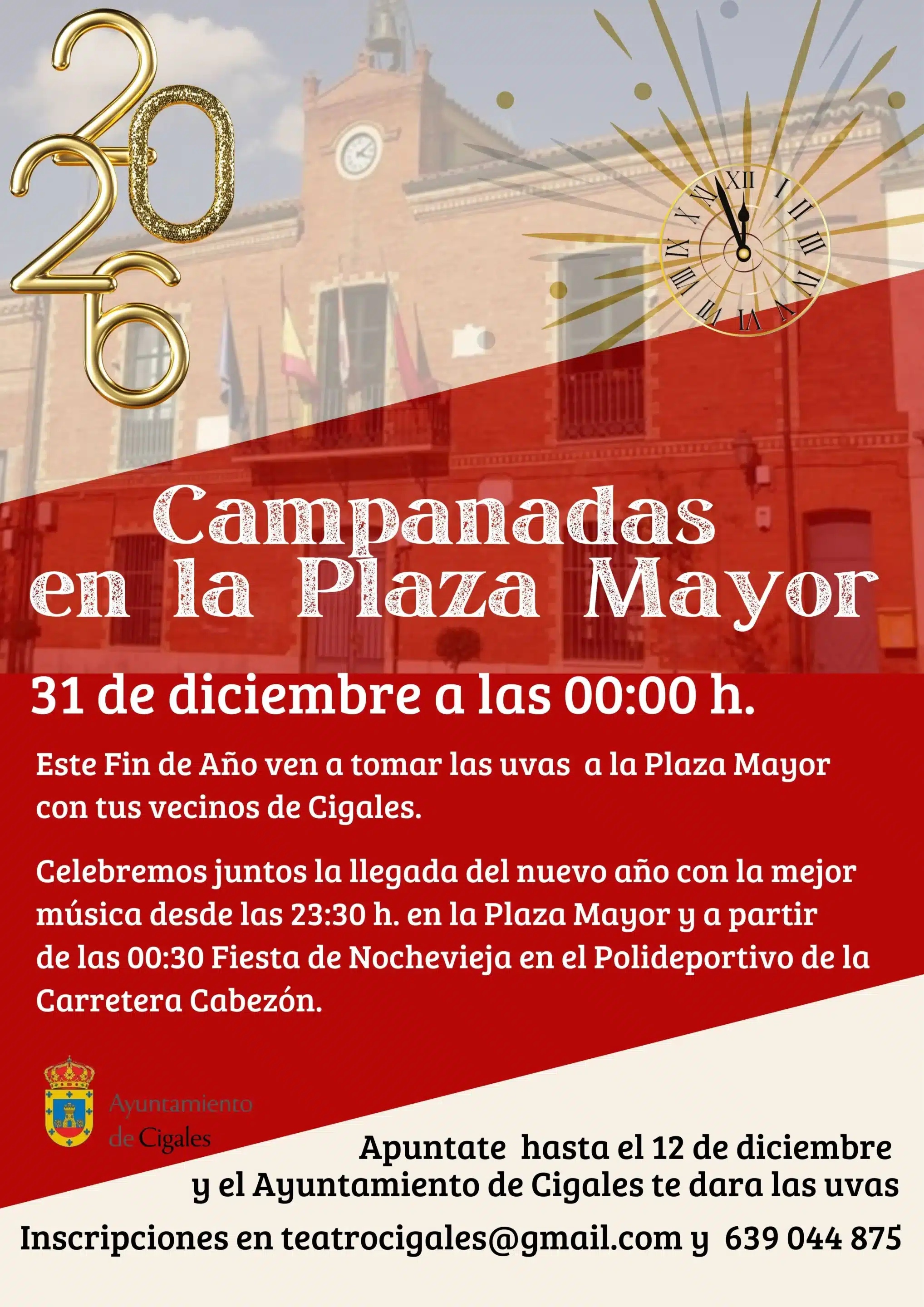 Campanadas en la Plaza Mayor