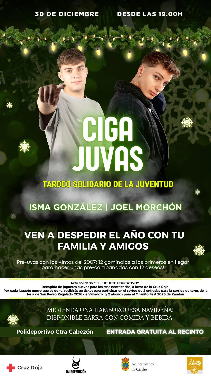 CigaJuvas: Tardeo Solidario