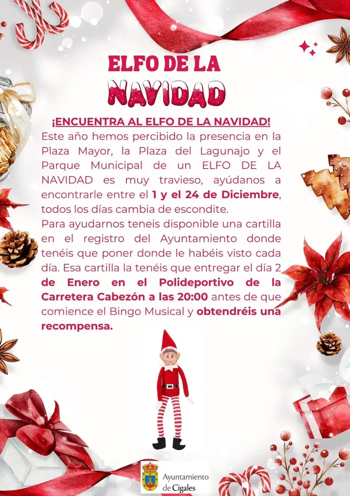 elfo de la navidad