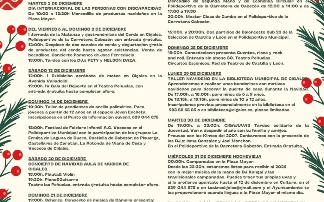 Programación Navidad 2025