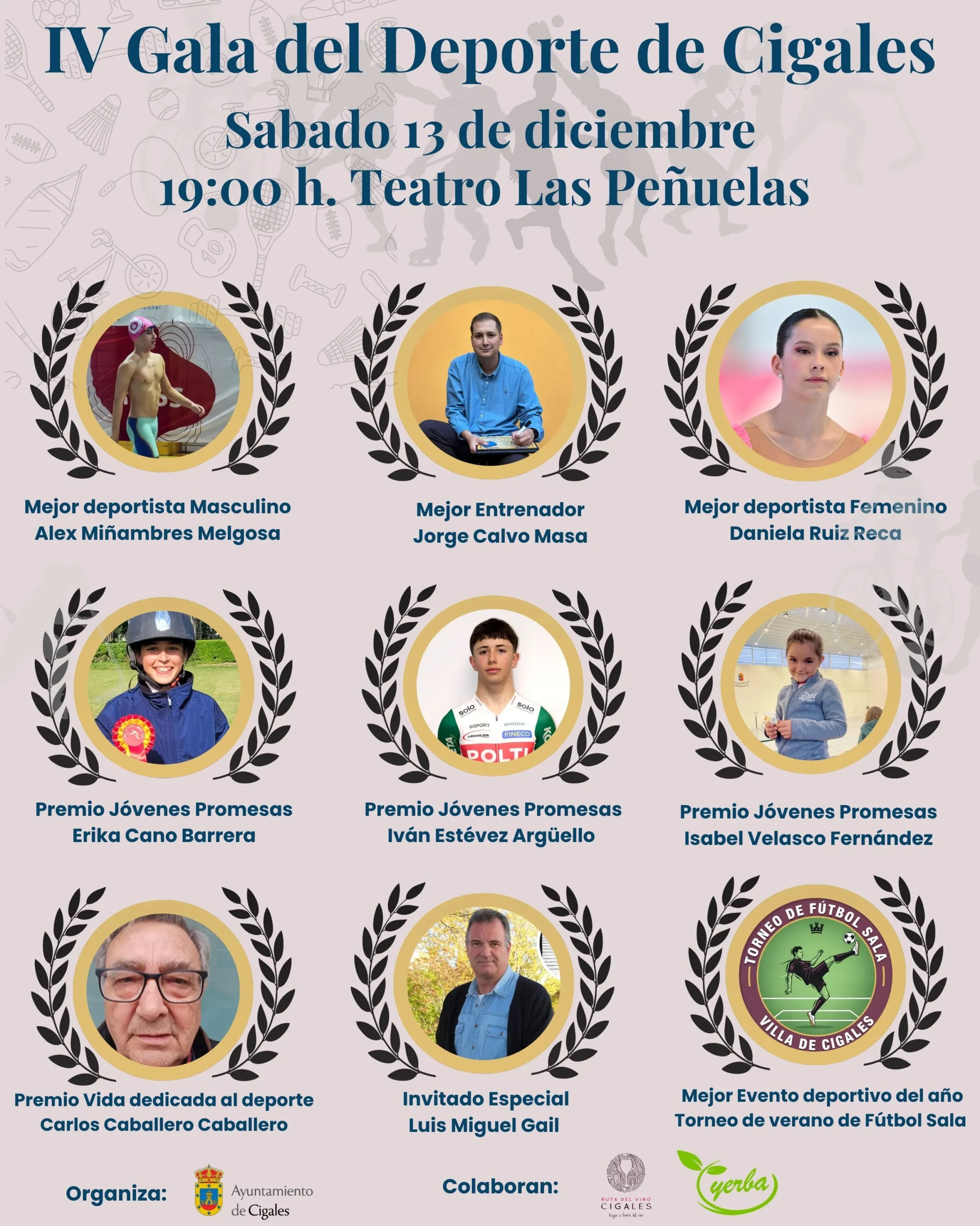 IV Gala del Deporte en Cigales