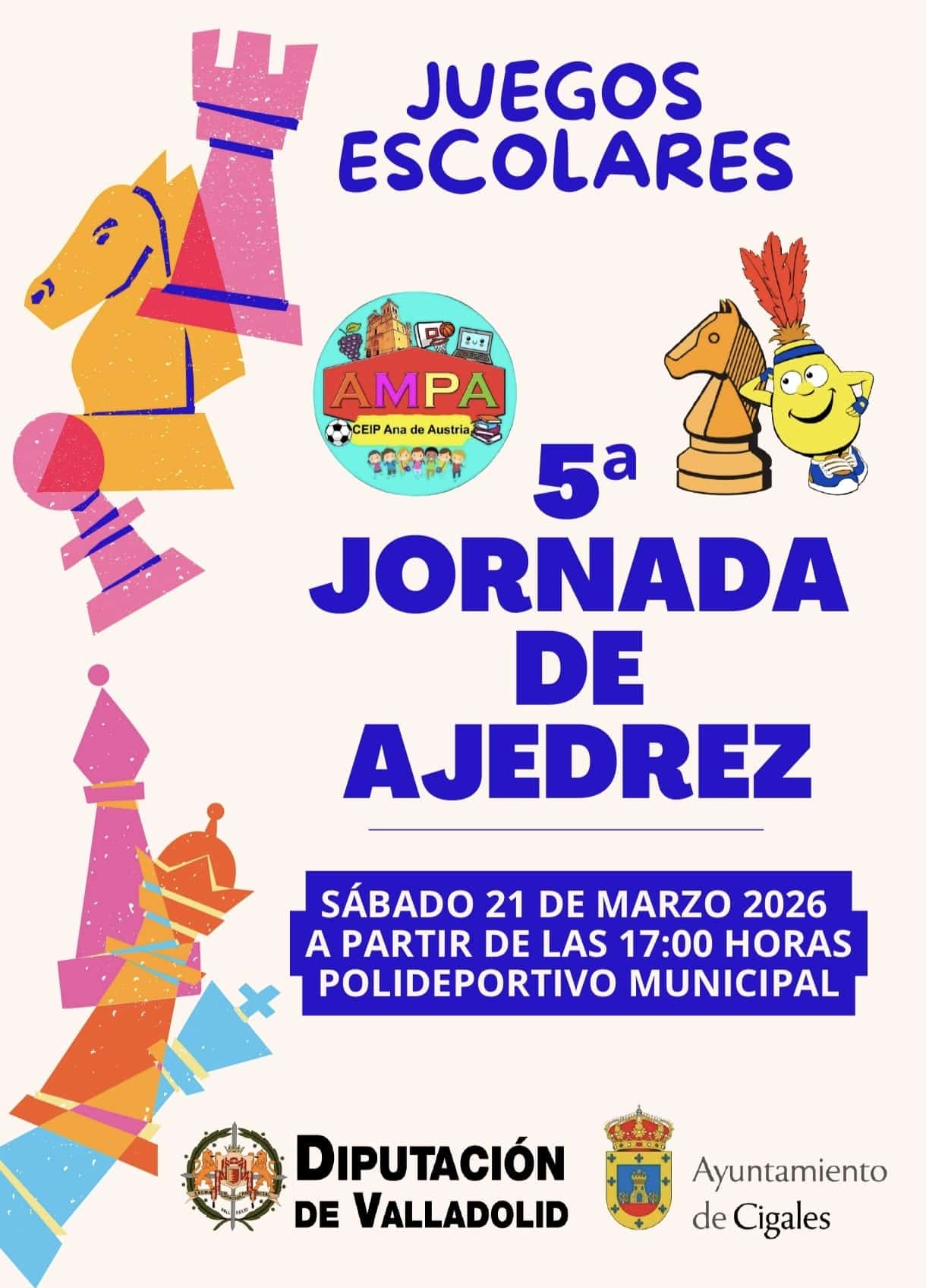 Quinta jornada de ajedrez
